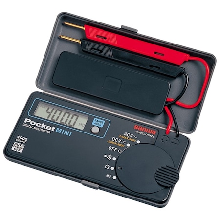 Sanwa Pocket Size Digital Multimeter with Built-In Case PM7a